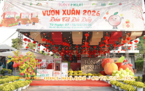 Cho thuê nhà bạt tổ chức Vườn Xuân Tony Fruit 2026
