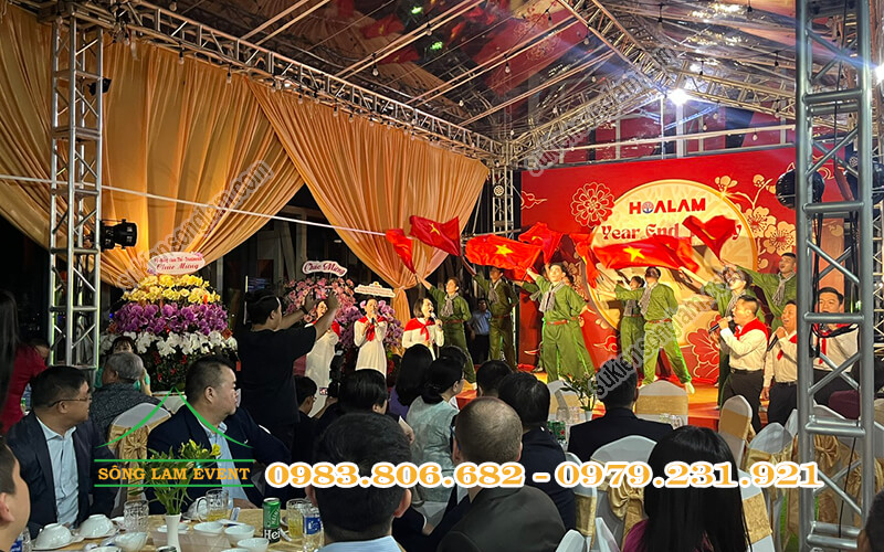 Cho thuê nhà bạt tổ chức Year End Party 2025 của Hoa Lâm Group TPHCM