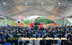 nhà bạt không gian khẩu độ lớn