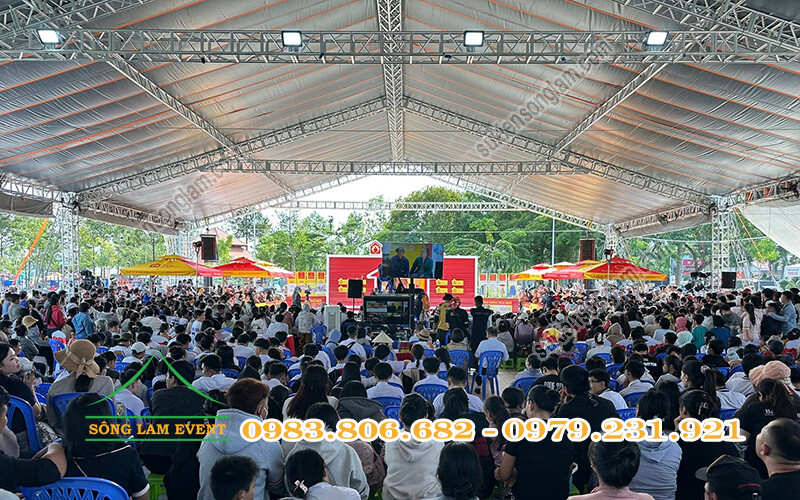 nhà bạt không gian khẩu độ lớn