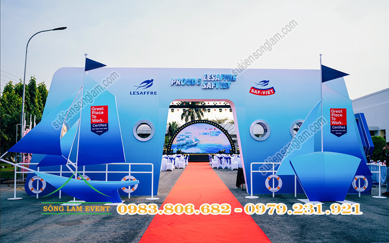 Thi công cổng chào sự kiện