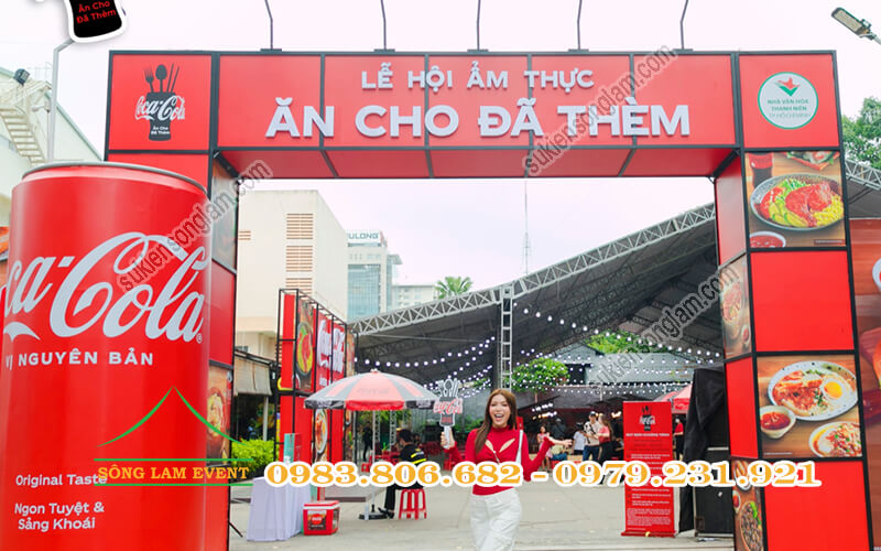Thi công cổng chào sự kiện