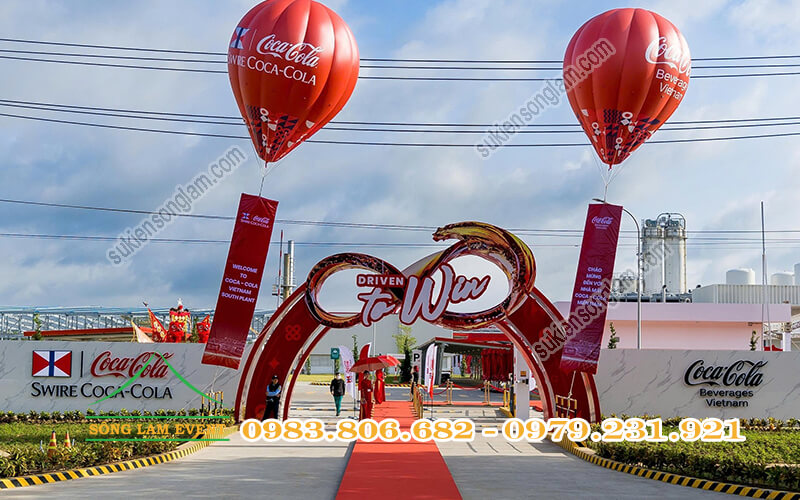 Thi công cổng chào sự kiện