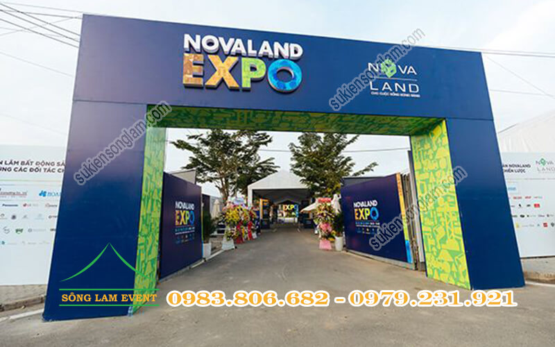 Thi công cổng chào sự kiện