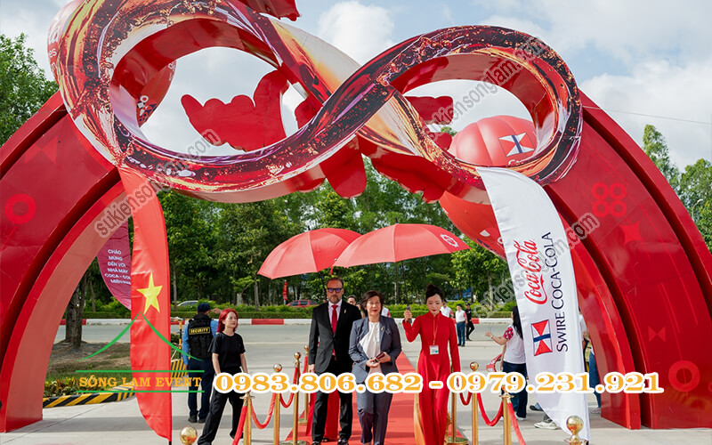 Thi công cổng chào sự kiện