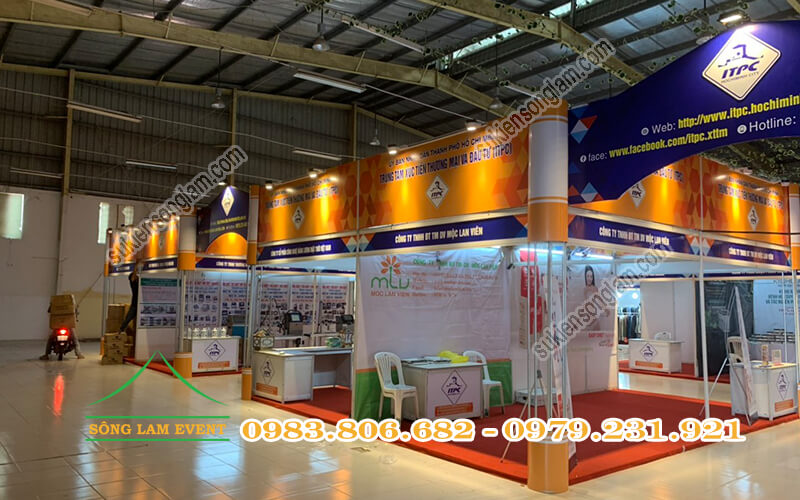 Thi công gian hàng hội chợ