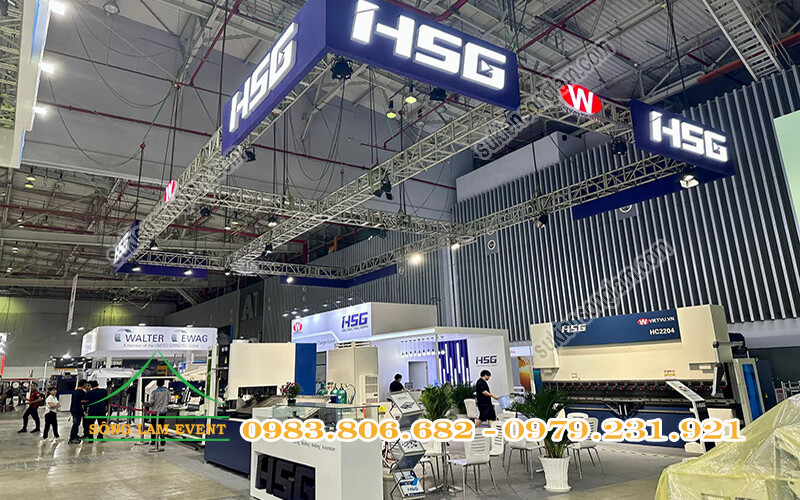 thi công gian hàng triển lãm