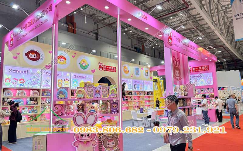 thi công gian hàng triển lãm