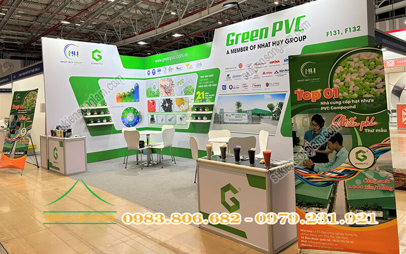 thi công gian hàng triển lãm