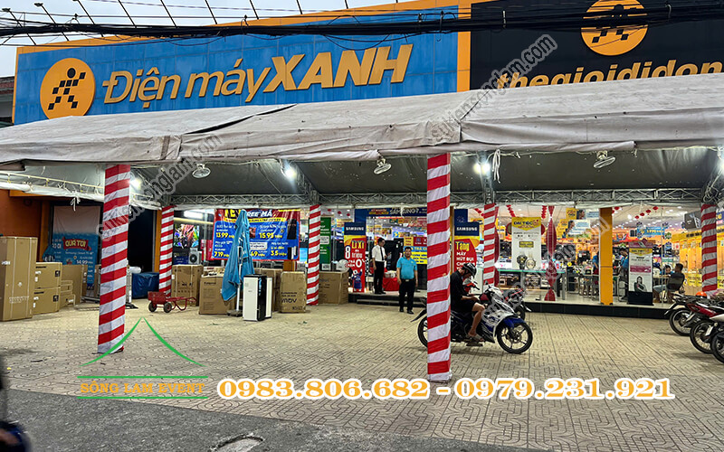 tiêu chuẩn an toàn khi lắp đặt nhà bạt sự kiện ngoài trời