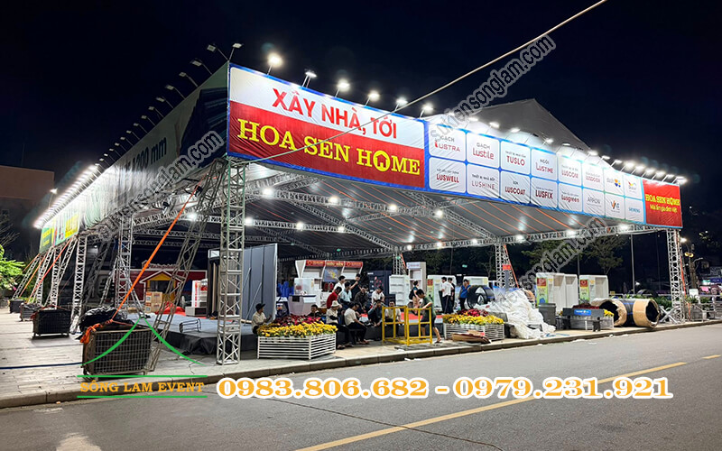 Cho thuê nhà bạt tổ chức Mái ấm gia đình Việt 2026 tại Đắk Lắk