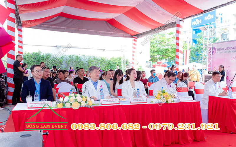 Cho thuê nhà bạt tổ chức sự kiện tại BV nam học Sài Gòn TPHCM