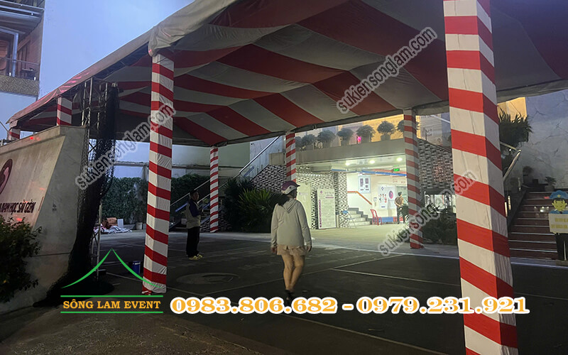 Cho thuê nhà bạt tổ chức sự kiện tại BV nam học Sài Gòn TPHCM