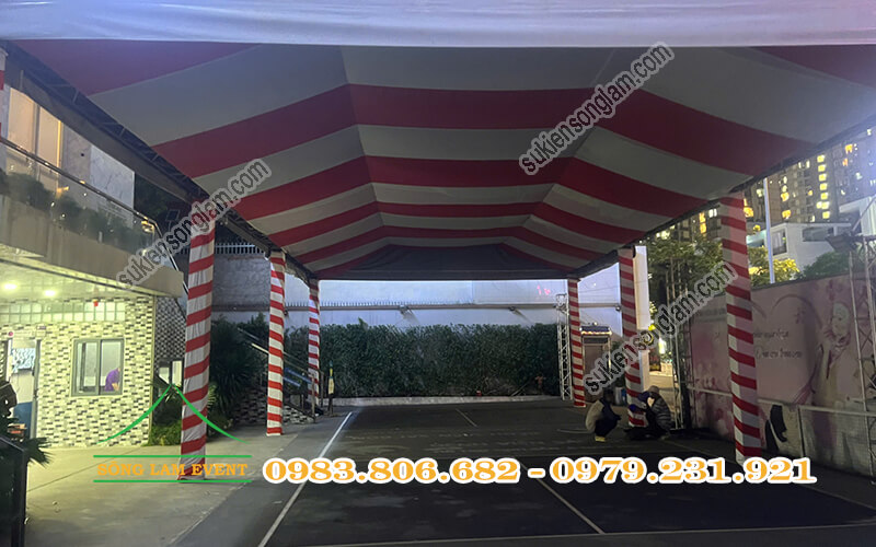 Cho thuê nhà bạt tổ chức sự kiện tại BV nam học Sài Gòn TPHCM
