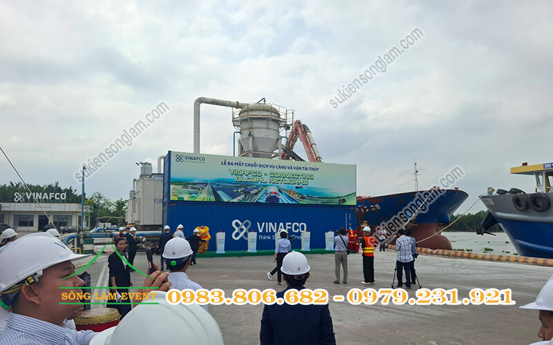 Lễ ra mắt chuỗi dịch vụ cảng và vận tải thủy Vinafco Green Port tại Tây Ninh