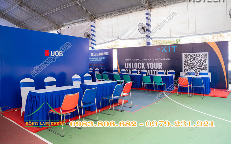 Cho thuê bàn ghế sự kiện tổ chức Hutech It Open Day 2026