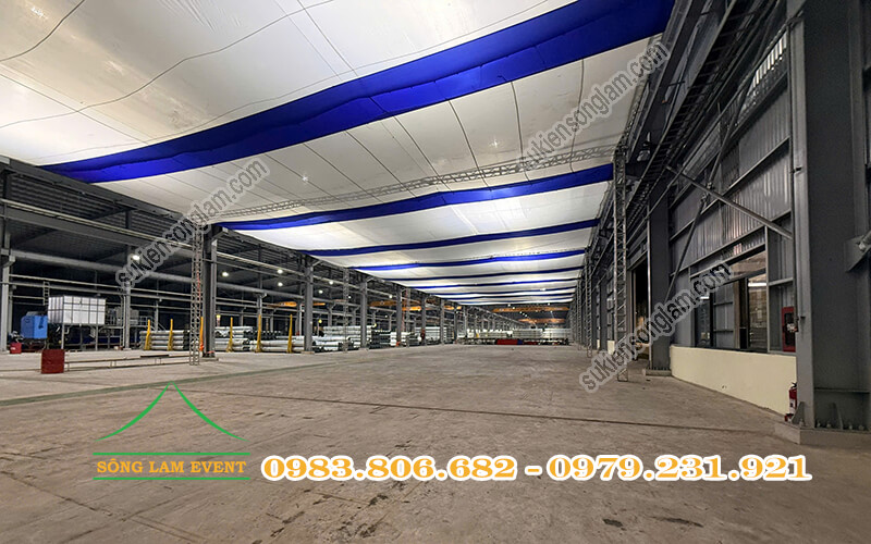 Cho thuê khung truss tổ chức Lễ khánh thành nhà máy ống thép Hòa Phát Long An