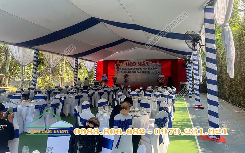 Cho thuê nhà bạt tổ chức Họp mặt hội đồng hương phường Nam Sầm Sơn tại TPHCM