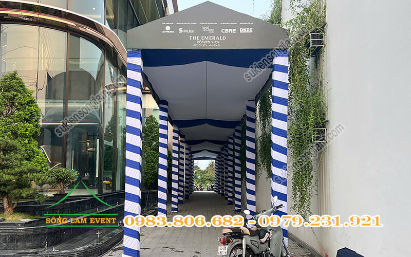 Cho thuê nhà bạt tổ chức Lễ giới thiệu dự án The Emeral Garden View TPHCM