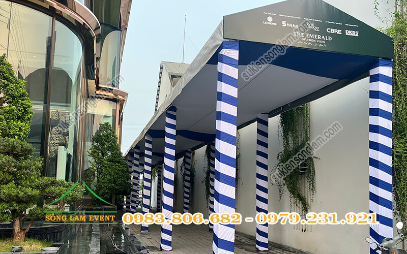 Cho thuê nhà bạt tổ chức Lễ giới thiệu dự án The Emeral Garden View TPHCM