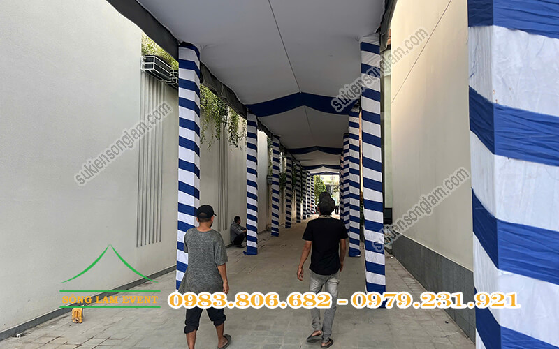 Cho thuê nhà bạt tổ chức Lễ giới thiệu dự án The Emeral Garden View TPHCM