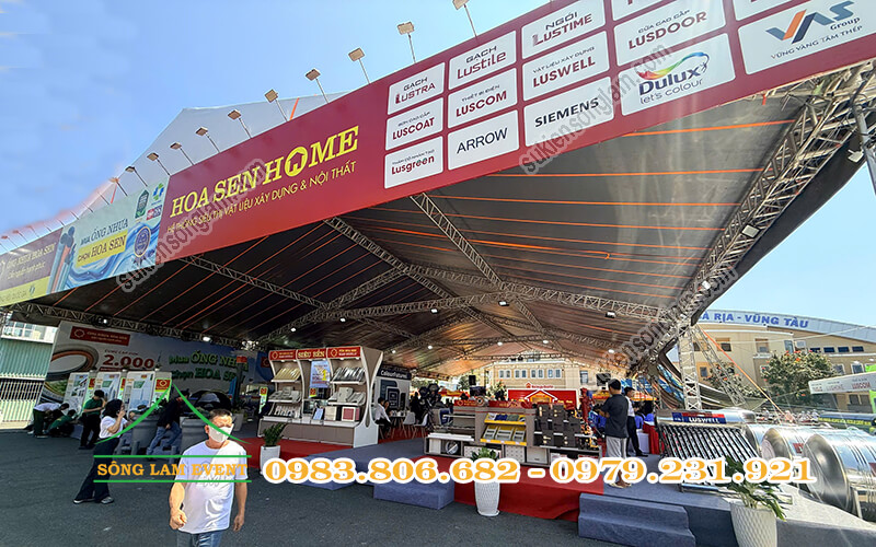 Cho thuê nhà bạt tổ chức Mái ấm gia đình Việt 2026 tại TPHCM