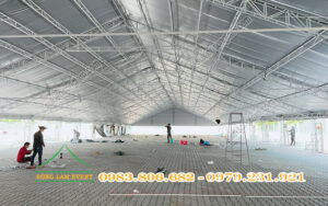 Vật liệu và cấu tạo nhà bạt không gian