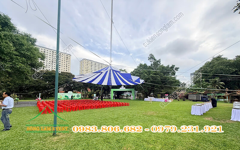Cho thuê dù sự kiện tổ chức Hội thao 2026 của Tân Long Group tại TPHCM Cho thuê dù sự kiện tổ chức Hội thao 2026 của Tân Long Group tại TPHCM