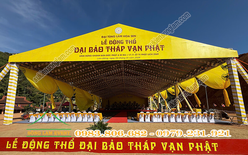 Dựng nhà bạt lễ động thổ Dựng nhà bạt lễ động thổ