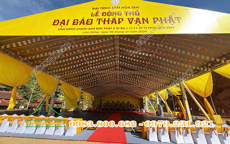 Dựng nhà bạt lễ động thổ Dựng nhà bạt lễ động thổ
