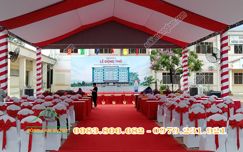 Thuê nhà bạt lễ động thổ Thuê nhà bạt lễ động thổ