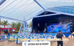 Cho thuê nhà bạt trong suốt tổ chức Gala Dinner 2026 của Ziehl Abegg Việt Nam tại Asteria Mui Ne Resort