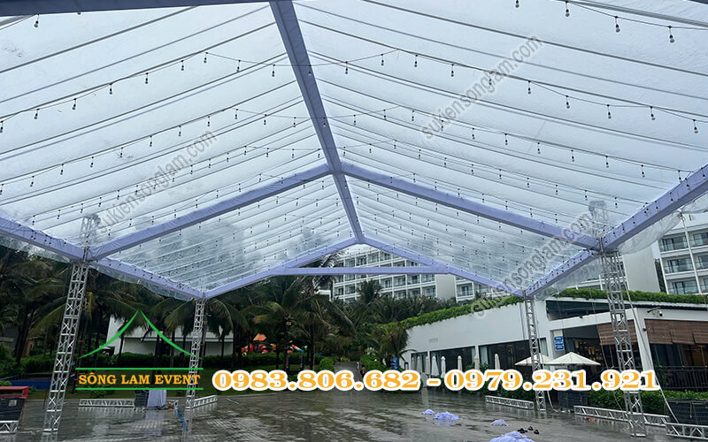 Cho thuê nhà bạt trong suốt tổ chức Gala Dinner 2026 của Ziehl Abegg Việt Nam tại Asteria Mui Ne Resort