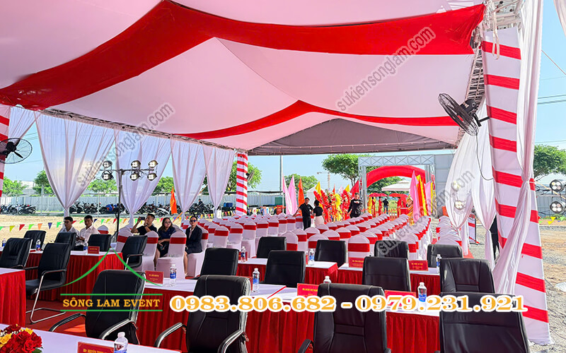 Cho thuê nhà bạt tổ chức Lễ khởi công nhà máy công nghệ hợp kim nhẹ D.MAG Việt Nam tại TPHCM Cho thuê nhà bạt tổ chức Lễ khởi công nhà máy công nghệ hợp kim nhẹ D.MAG Việt Nam tại TPHCM