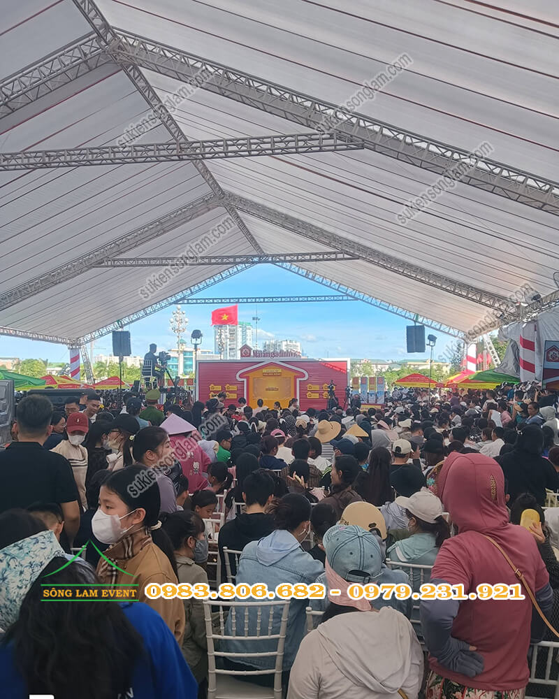 Cho thuê nhà bạt tổ chức Mái ấm gia đình Việt 2026 tại Vinh Nghệ An