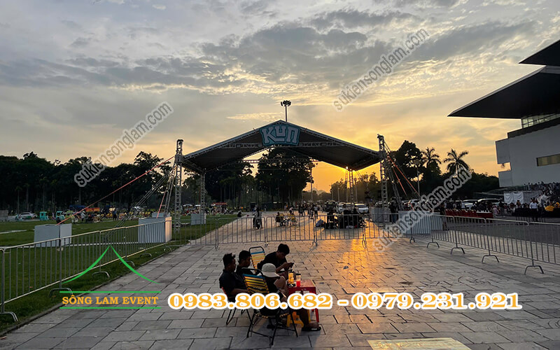 Cho thuê nhà bạt tổ chức sự kiện Đường trượt KUN bảo vệ muôn loài tại Vĩnh Phúc