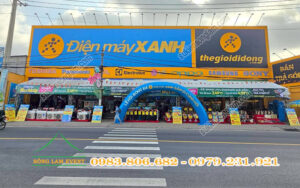 Cho thuê nhà bạt tổ chức sự kiện lễ hội của Điện Máy Xanh