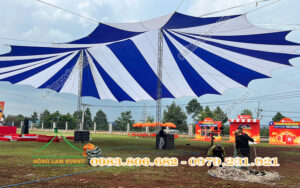 Cho thuê dù sự kiện tổ chức chương trình của Shopee tại công ty ở Đồng Nai