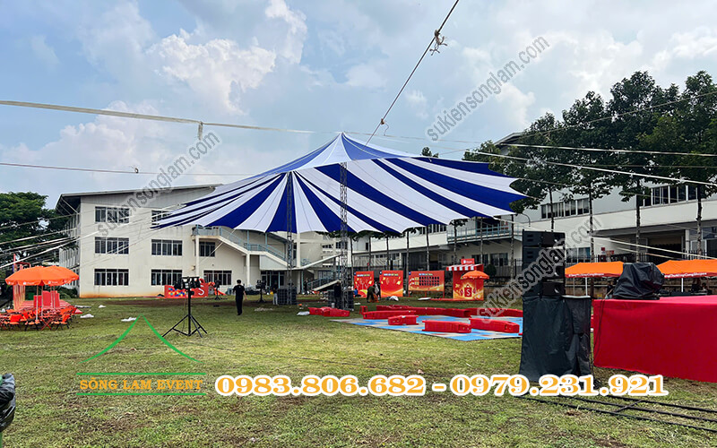 Cho thuê dù sự kiện tổ chức chương trình của Shopee tại công ty ở Đồng Nai