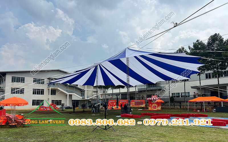 Cho thuê dù sự kiện tổ chức chương trình của Shopee tại công ty ở Đồng Nai