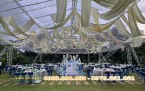 Cho thuê nhà bạt trong suốt tổ chức đám cưới ngoài trời tại Chloe Gallery TPHCM