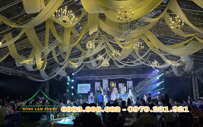 Cho thuê nhà bạt trong suốt tổ chức Đám cưới ngoài trời tại Chloe Gallery TPHCM