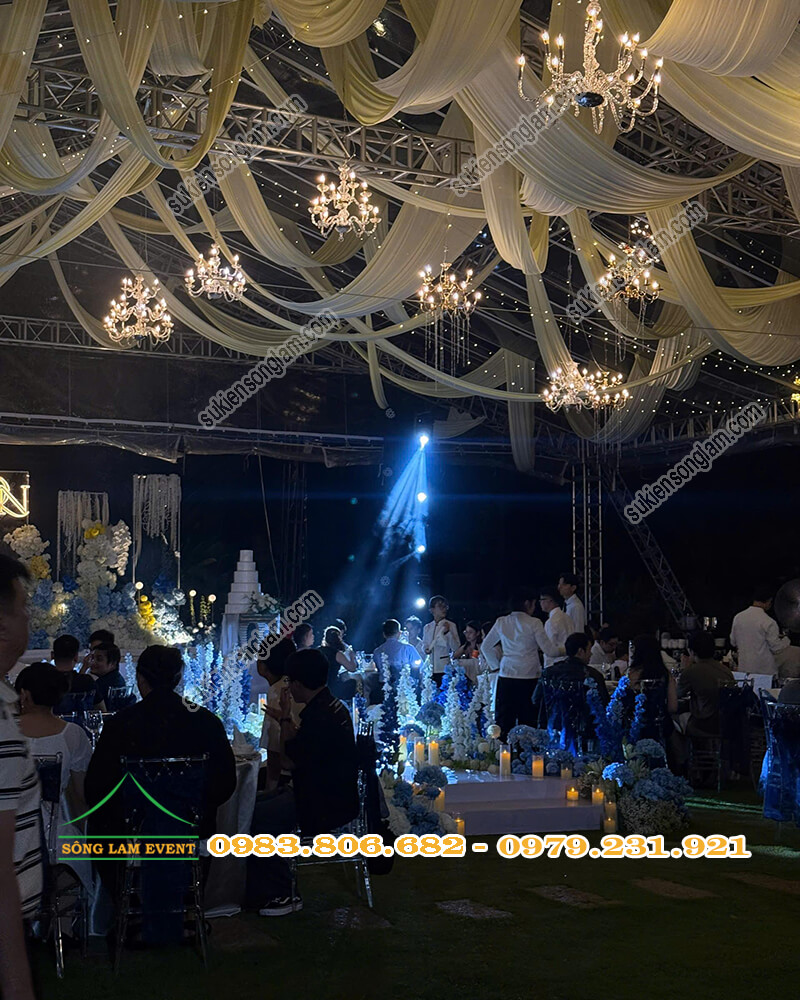 Cho thuê nhà bạt trong suốt tổ chức Đám cưới ngoài trời tại Chloe Gallery TPHCM