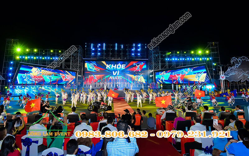 Cho thuê bàn ghế sự kiện tổ chức Lễ khai mạc Đại hội TDTT tỉnh Khánh Hòa lần 1 năm 2026