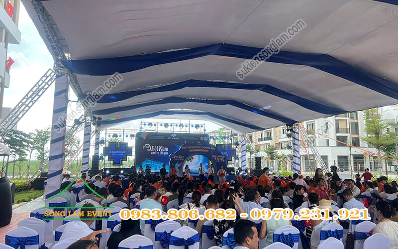 Cho thuê nhà bạt tổ chức Lễ khánh thành trường FPT School Millennia Long An Cho thuê nhà bạt tổ chức Lễ khánh thành trường FPT School Millennia Long An