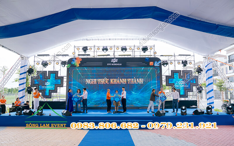 Cho thuê nhà bạt tổ chức Lễ khánh thành trường FPT School Millennia Long An Cho thuê nhà bạt tổ chức Lễ khánh thành trường FPT School Millennia Long An
