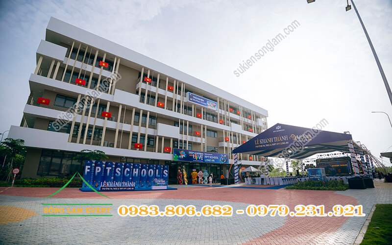 Cho thuê nhà bạt tổ chức Lễ khánh thành trường FPT School Millennia Long An Cho thuê nhà bạt tổ chức Lễ khánh thành trường FPT School Millennia Long An