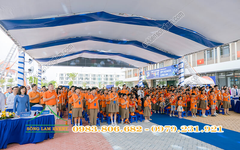Cho thuê nhà bạt tổ chức Lễ khánh thành trường FPT School Millennia Long An Cho thuê nhà bạt tổ chức Lễ khánh thành trường FPT School Millennia Long An