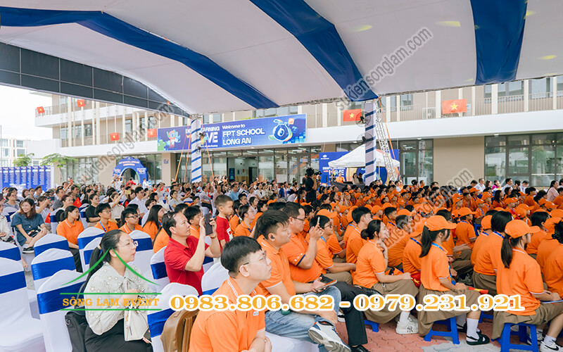 Cho thuê nhà bạt tổ chức Lễ khánh thành trường FPT School Millennia Long An Cho thuê nhà bạt tổ chức Lễ khánh thành trường FPT School Millennia Long An
