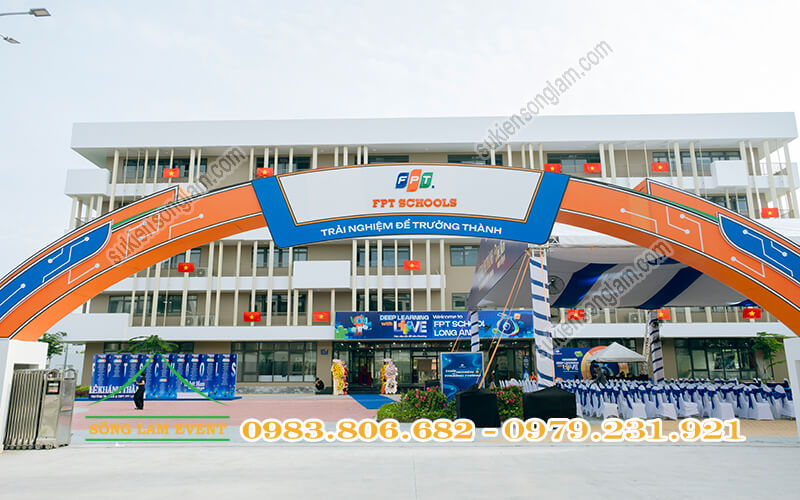 Cho thuê nhà bạt tổ chức Lễ khánh thành trường FPT School Millennia Long An Cho thuê nhà bạt tổ chức Lễ khánh thành trường FPT School Millennia Long An